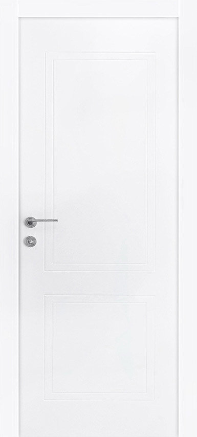 דלת פולימר דגם מעיין – לבן